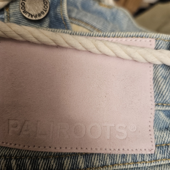 PALIROOTS Salt Washed Bermuda Shorts in light blue - Picture 4 of 8
